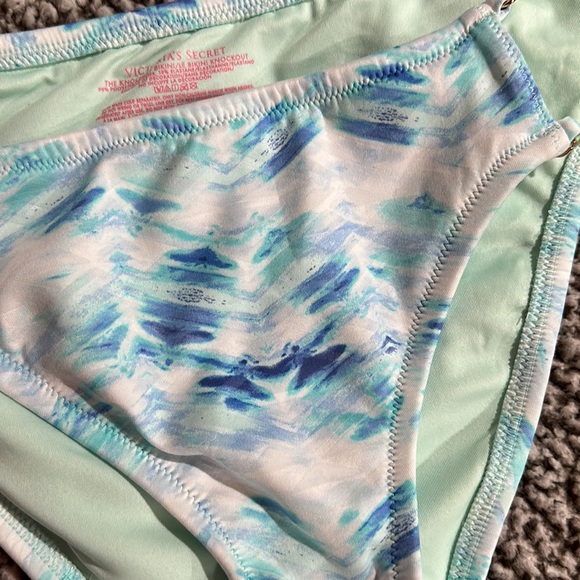 Blue & Turquoise Bikini Bottom - Picture 3 of 5